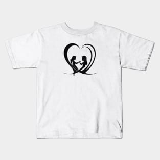 Love Forever - Lesbian Valentines Day Essential Kids T-Shirt